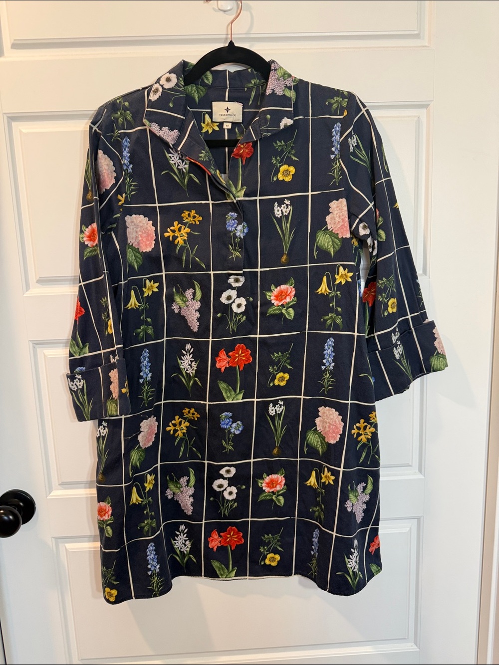 Women's Tuckernuck Tuckernuck Navy Fresh Buds Megan Dress Botanical - Picture 7 of 8